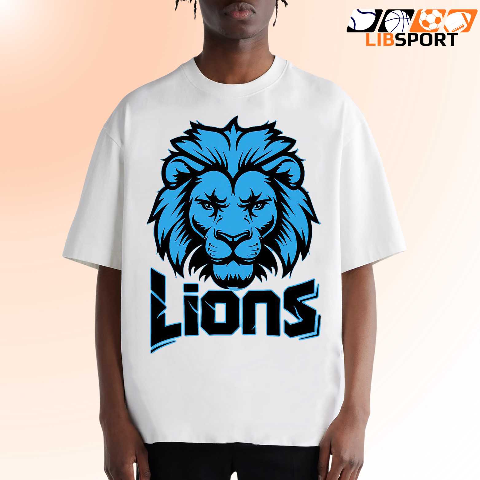 Detroit Lions Game Day Tee, Classic Team Shirt, Unisex Football Merch